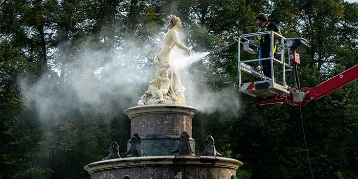 Sandstein reinigen Leipzig