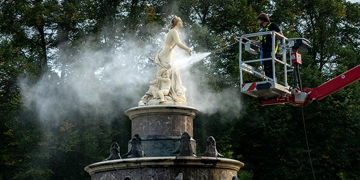 Sandstein reinigen Leipzig 