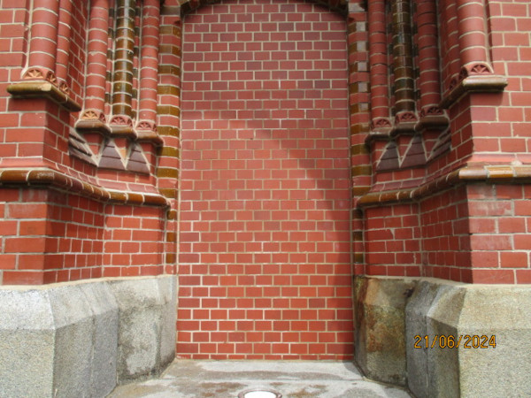 St Markus Kirche in Chemnitz nach professioneller Graffitientfernung